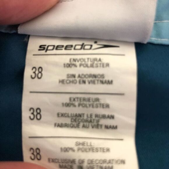 Speedo Blue Swim Trunks - Picture 7 of 8